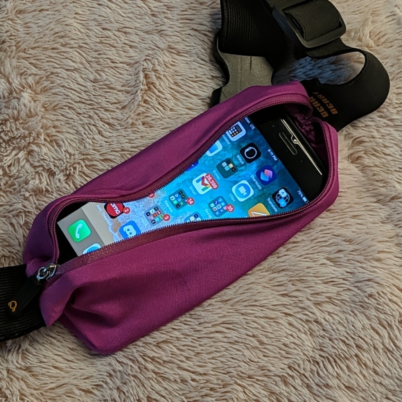 Purple running belt - Picture 6 of 6